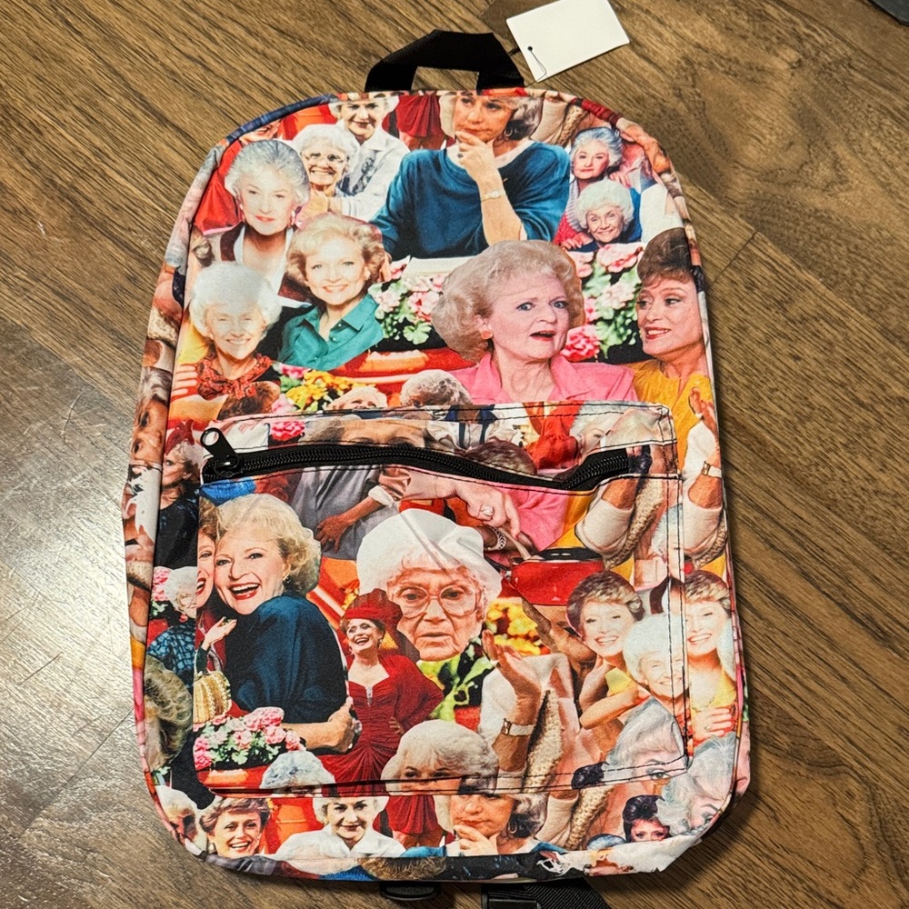 NWT The Golden Girls Print Backpack